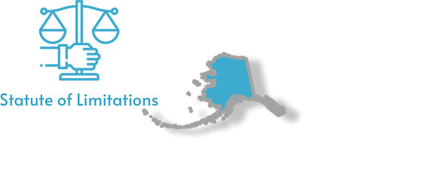 A stylized image of Alaska with the writing Statute of Limitations