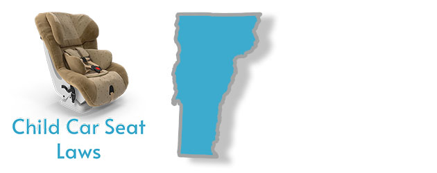 Child Car Seat Laws as they apply to the state of Vermont