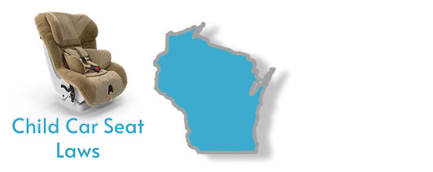 Child Car Seat Laws as they apply to the state of Wisconsin